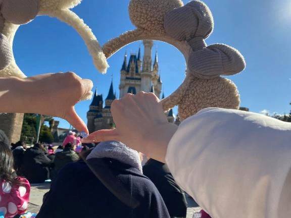 夢の国、ちょっとだけ♡