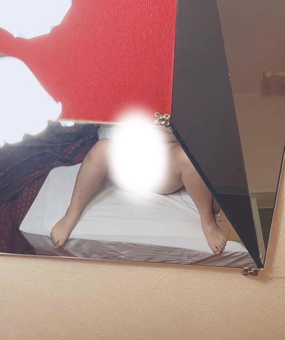 鏡の前でいじいじ////