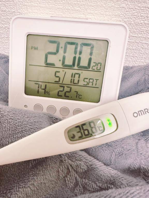 今日の体温❣️