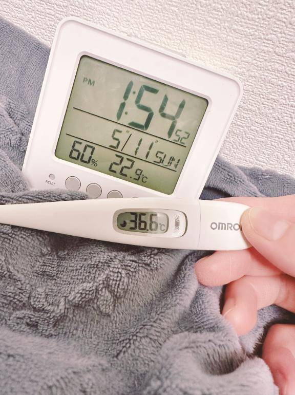 今日の体温❣️