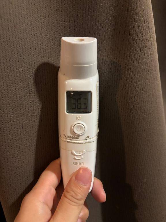 今日の検温！