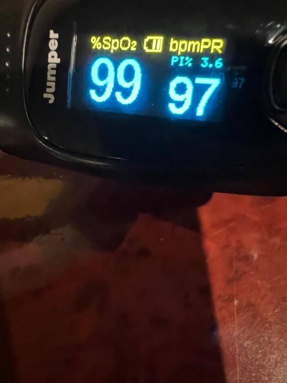 今日のパルスオキシメーター♡