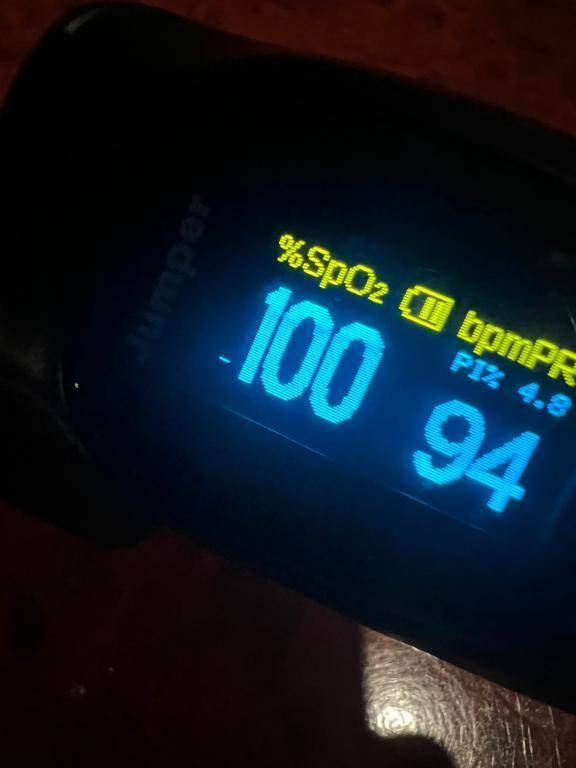 今日のパルスオキシメーター♡