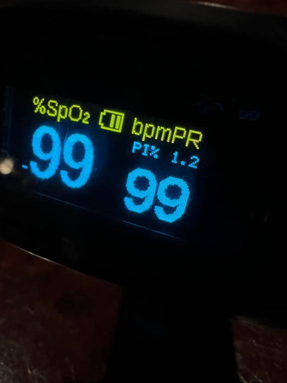 今日のパルスオキシメーター♡