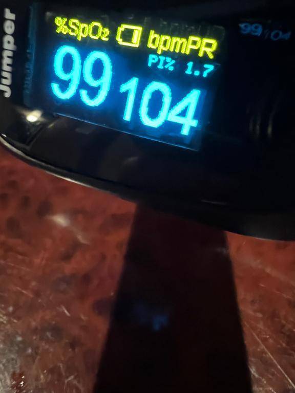 今日のパルスオキシメーター♡