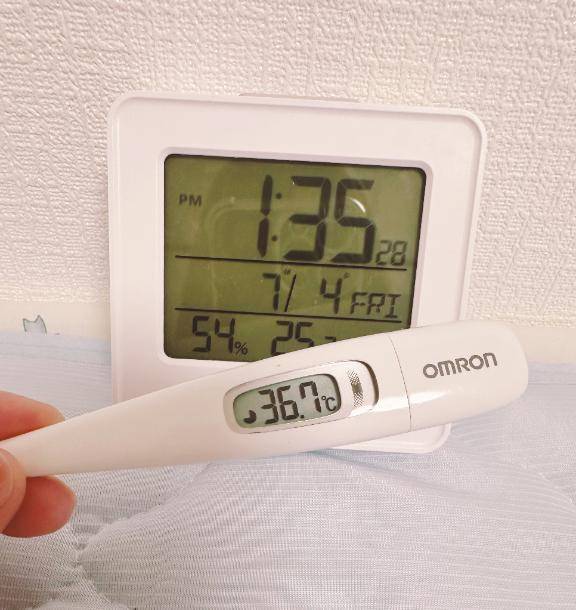 今日の体温❣️