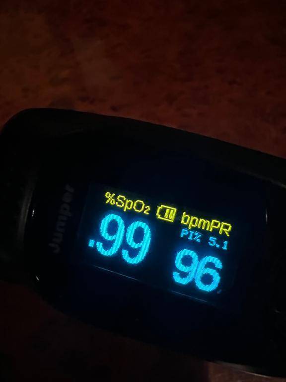 今日のパルスオキシメーター♡