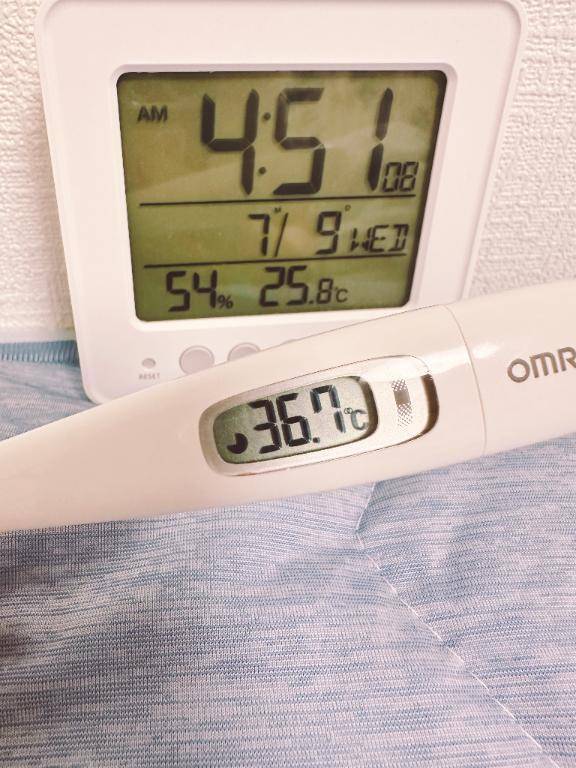 今日の体温❣️