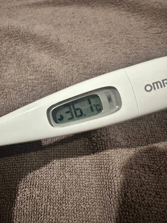 今日の体温❣️