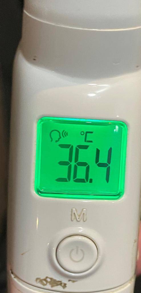 今日の体温...。