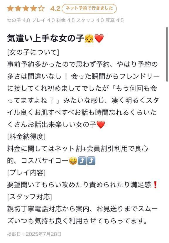 【お礼写メ日記】