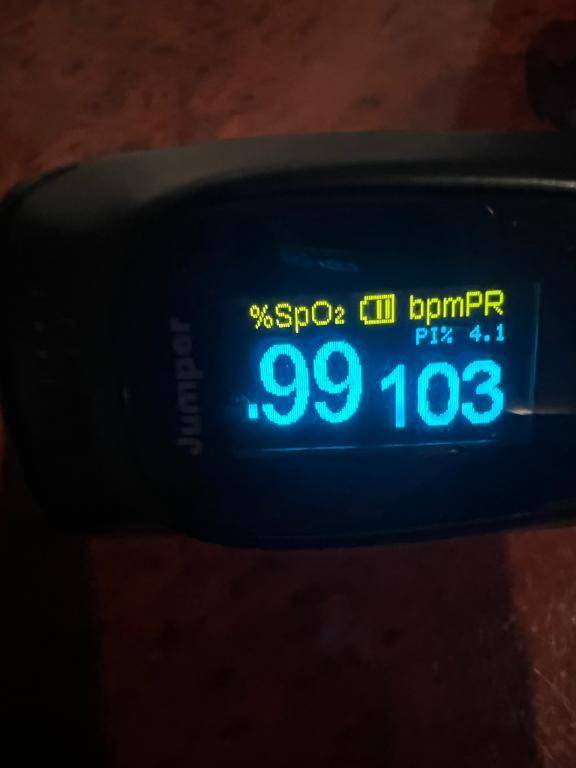 今日のパルスオキシメーター♡