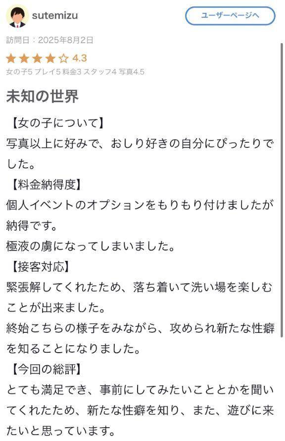 【お礼写メ日記】