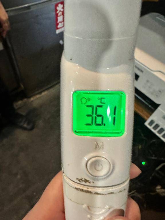 今日の体温❣️