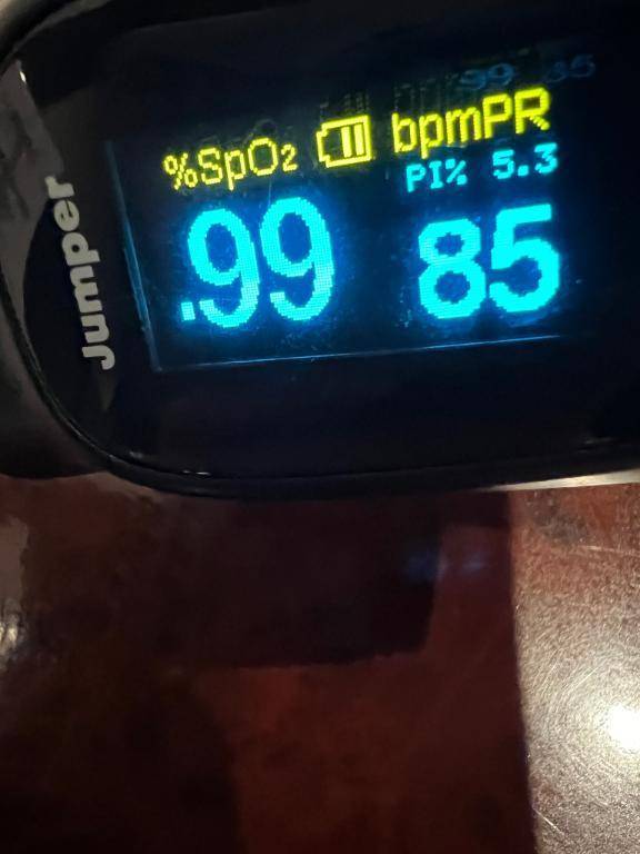 今日のパルスオキシメーター♡