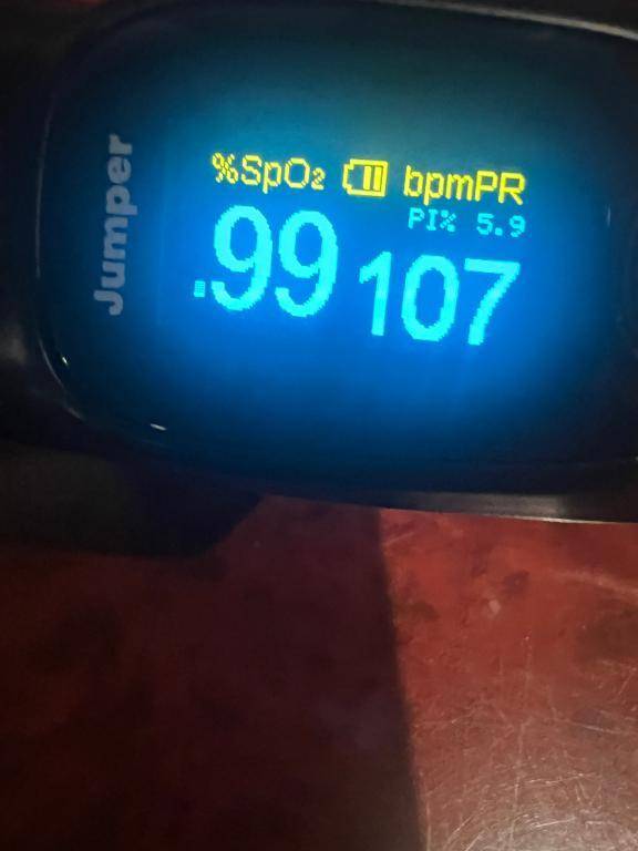 今日のパルスオキシメーター♡
