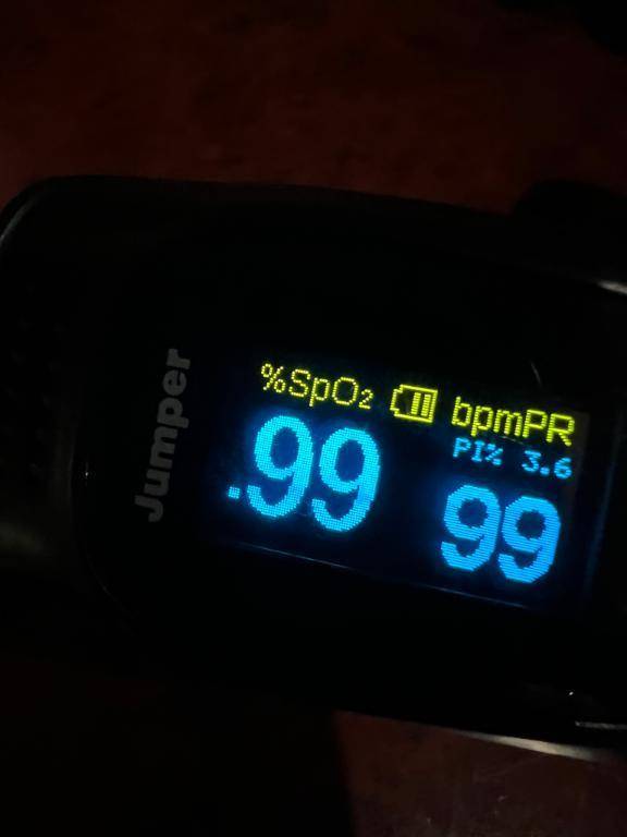 今日のパルスオキシメーター♡