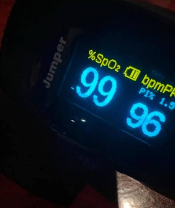今日のパルスオキシメーター♡
