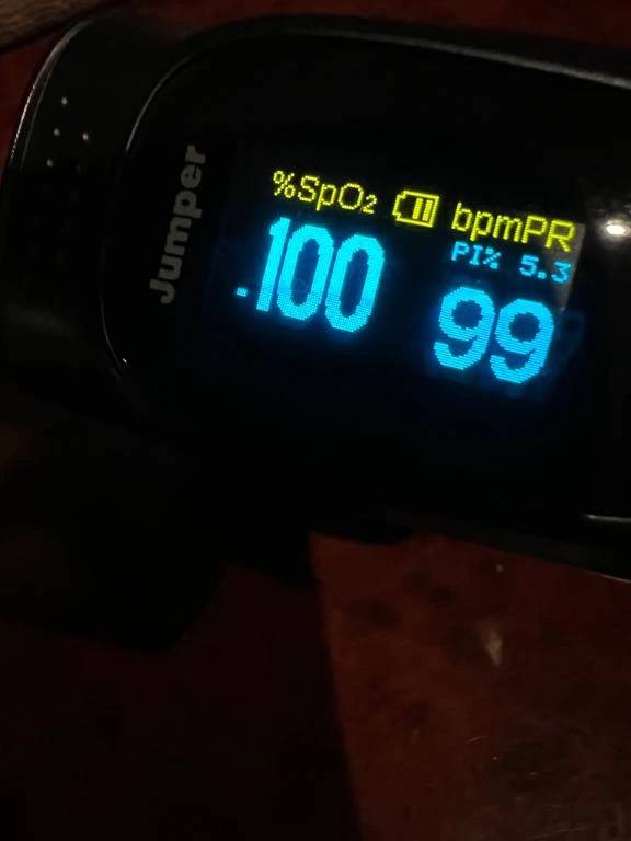 今日のパルスオキシメーター♡