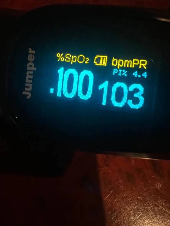 今日のパルスオキシメーター♡
