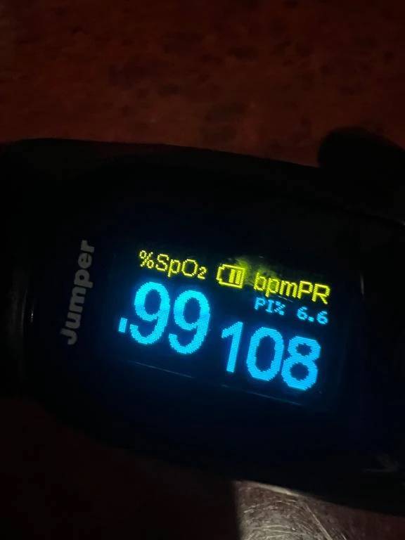 今日のパルスオキシメーター♡