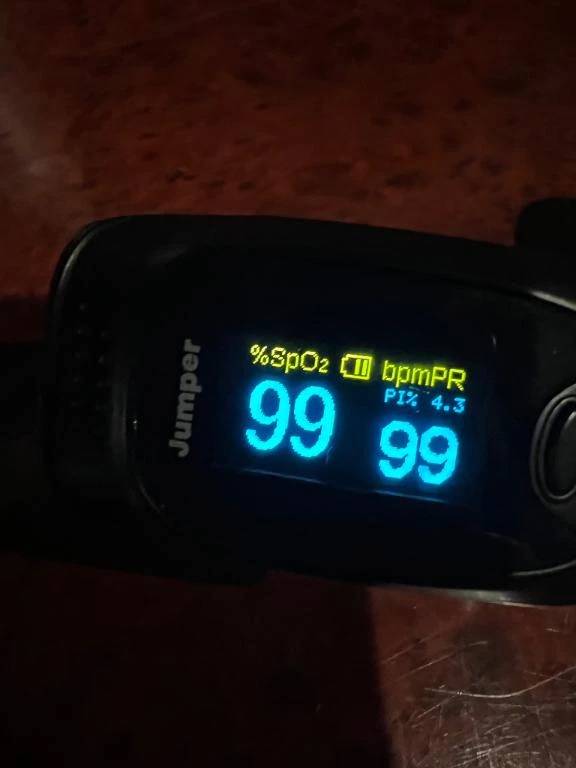 今日のパルスオキシメーター♡