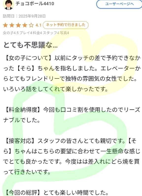 【お礼写メ日記】