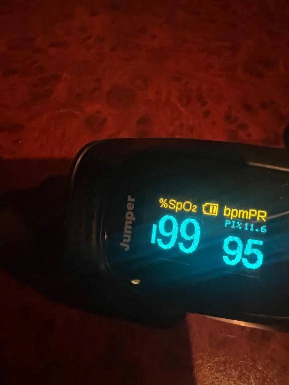 今日のパルスオキシメーター♡