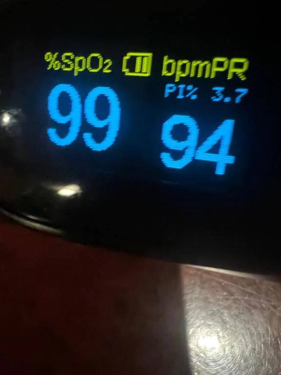 今日のパルスオキシメーター♡
