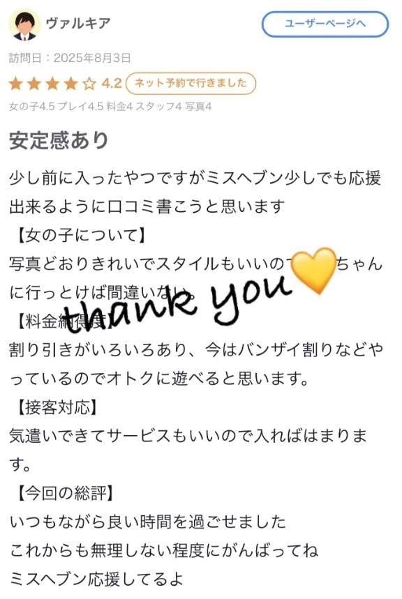 ♡【お礼写メ日記】♡