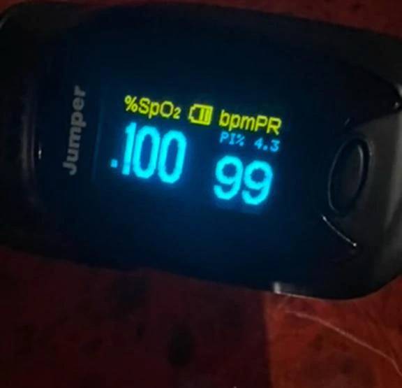 今日のパルスオキシメーター♡