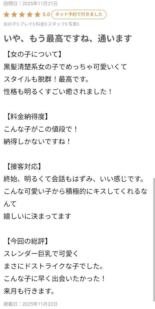 【お礼写メ日記】