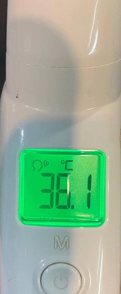 今日の体温...。