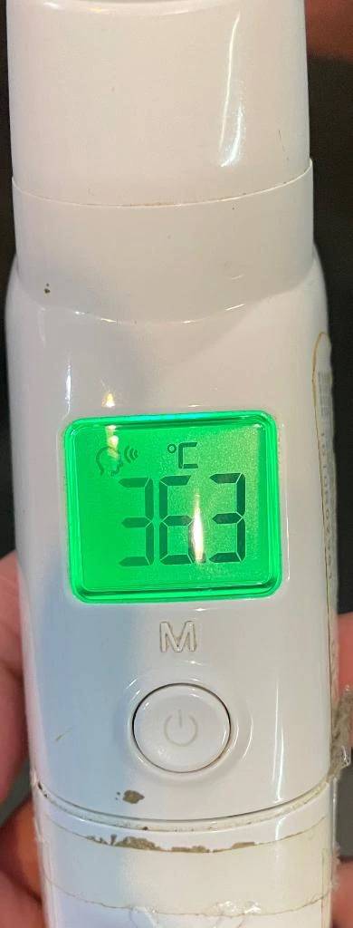 今日の体温...。