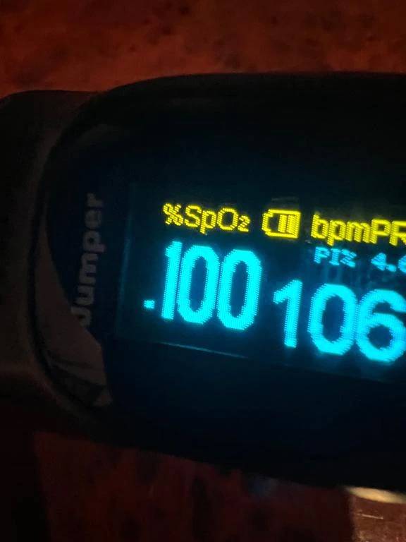 今日のパルスオキシメーター♡