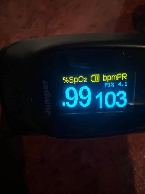 今日のパルスオキシメーター♡