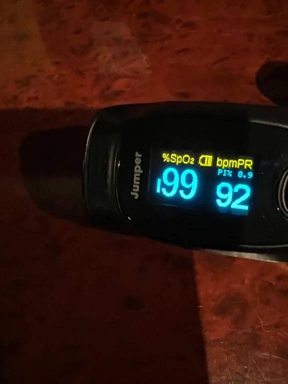 今日のパルスオキシメーター♡