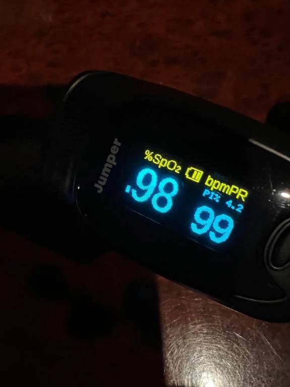今日のパルスオキシメーター♡