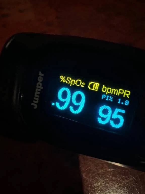 今日のパルスオキシメーター♡