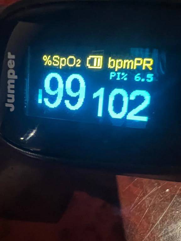 今日のパルスオキシメーター♡
