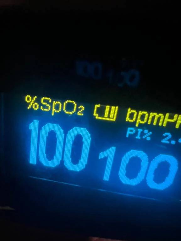 今日のパルスオキシメーター♡