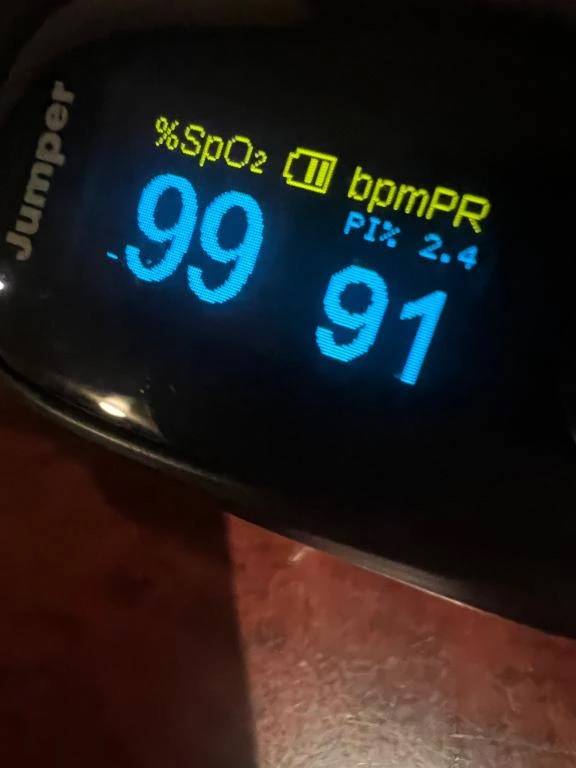 今日のパルスオキシメーター♡