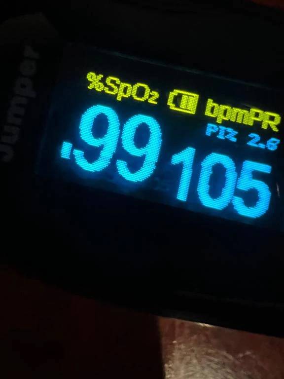 今日のパルスオキシメーター♡