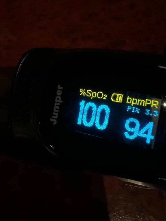 今日のパルスオキシメーター♡