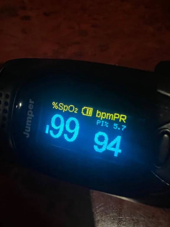 今日のパルスオキシメーター♡