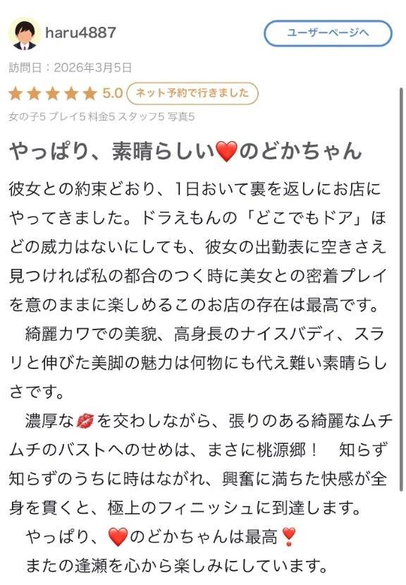 クチコミありがとうございます🎀