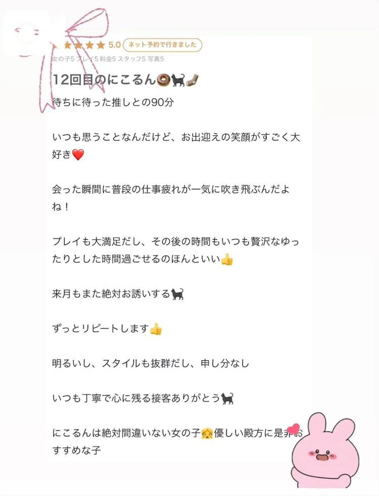 口コミありがと🐈‍⬛🤍