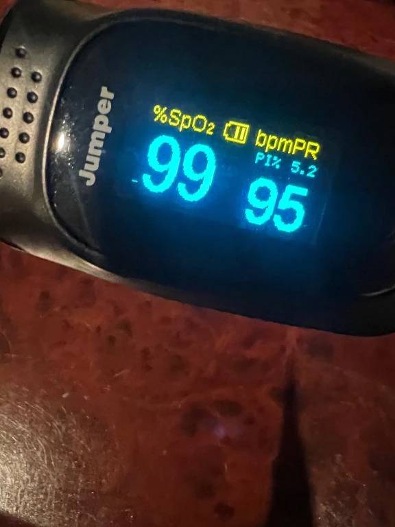 今日のパルスオキシメーター♡