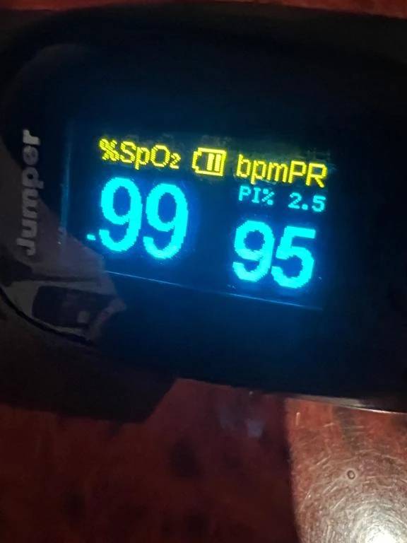 今日のパルスオキシメーター♡