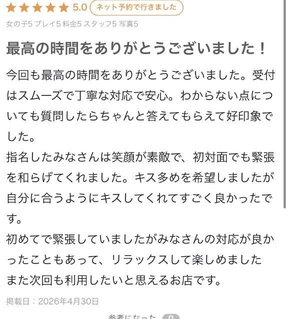 【お礼写メ日記】